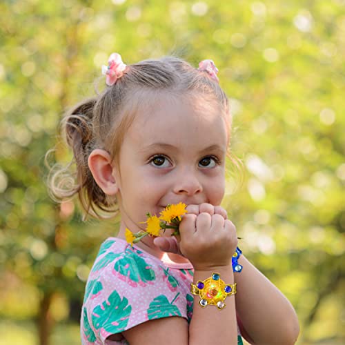 OldShark 12 Pack Light Up Party Favors for Kids, LED Bracelets Glow Light Up Spinner Bracelets for Pinata Fillers Prize Treasure Box Classroom Glow in The Dark Party Supplies Return Gifts