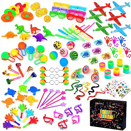 Party Bag Fillers for Kids, 124 Party Toys, Party Favors for Children, Classroom Rewards Lucky Dip Prizes Pinata Fillers Easter Gifts Stocking Fillers Goodie Bag Fillers for Children Birthday Party