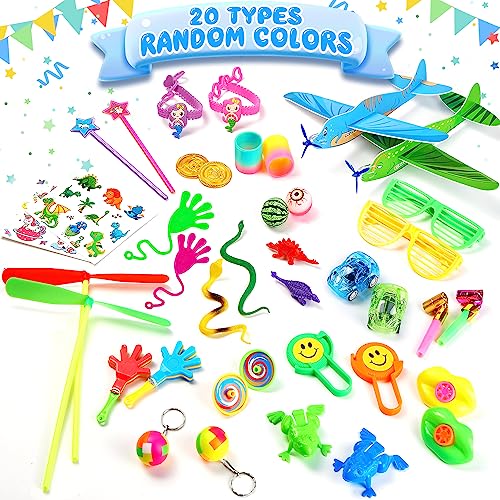 Party Bag Fillers for Kids, 124 Party Toys, Party Favors for Children, Classroom Rewards Lucky Dip Prizes Pinata Fillers Easter Gifts Stocking Fillers Goodie Bag Fillers for Children Birthday Party