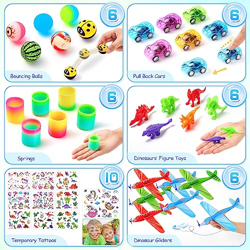 Party Bag Fillers for Kids, 124 Party Toys, Party Favors for Children, Classroom Rewards Lucky Dip Prizes Pinata Fillers Easter Gifts Stocking Fillers Goodie Bag Fillers for Children Birthday Party