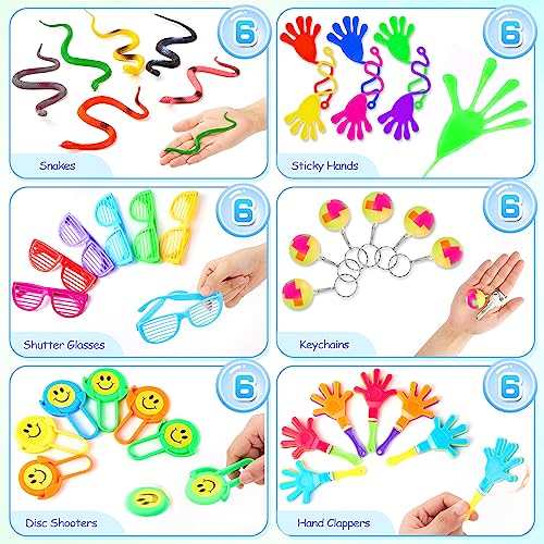 Party Bag Fillers for Kids, 124 Party Toys, Party Favors for Children, Classroom Rewards Lucky Dip Prizes Pinata Fillers Easter Gifts Stocking Fillers Goodie Bag Fillers for Children Birthday Party