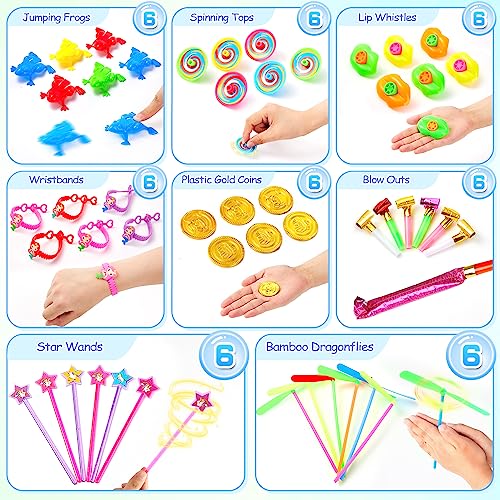 Party Bag Fillers for Kids, 124 Party Toys, Party Favors for Children, Classroom Rewards Lucky Dip Prizes Pinata Fillers Easter Gifts Stocking Fillers Goodie Bag Fillers for Children Birthday Party