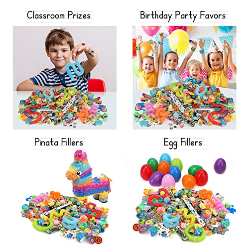 nicknack Kids Party Bag Fillers Unisex, 120PCS Assortment Toys for Boys Girls Classroom Prizes Rewards Goodie Loot Bag Fillers Birthday Party Gift Favours
