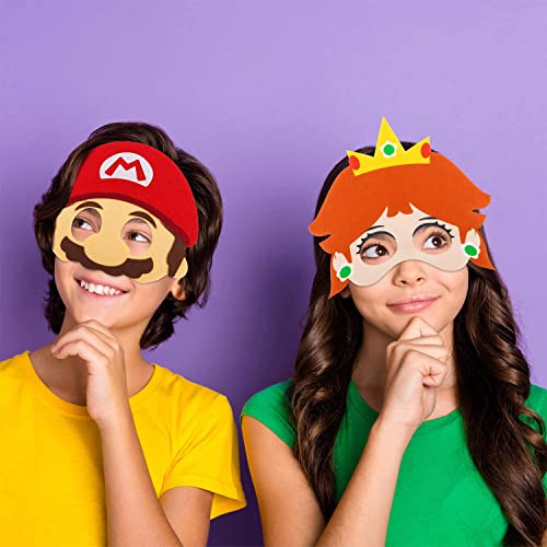 Super Masks Party Favors for Kid Birthday Party Decoration,Game Themed Party Supplies Cartoon Dress Up Costumes Mask Masquerade Cosplay Birthday Gifts for Child Boys Girls