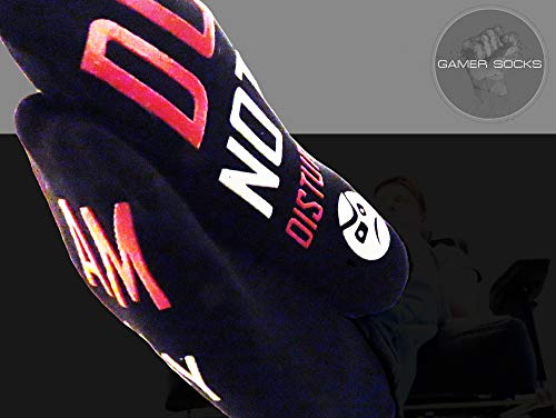 Gamer Gifts, Gaming Novelty Gifts, Funny Socks, Random Stuff for Teens, Kids Gaming Socks, Gift Box Filler (Red DND)