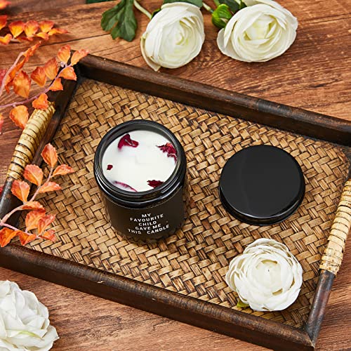 Teakwood & Teakwood Scented Candles Gifts Mum and Dad,Funny Birthday Scented Candles,Mother's Day Gifts,Father's Day Present Idea from Daughter Son Kids Novelty Birthday Gift for Parents