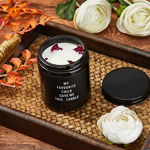 Teakwood & Teakwood Scented Candles Gifts Mum and Dad,Funny Birthday Scented Candles,Mother's Day Gifts,Father's Day Present Idea from Daughter Son Kids Novelty Birthday Gift for Parents