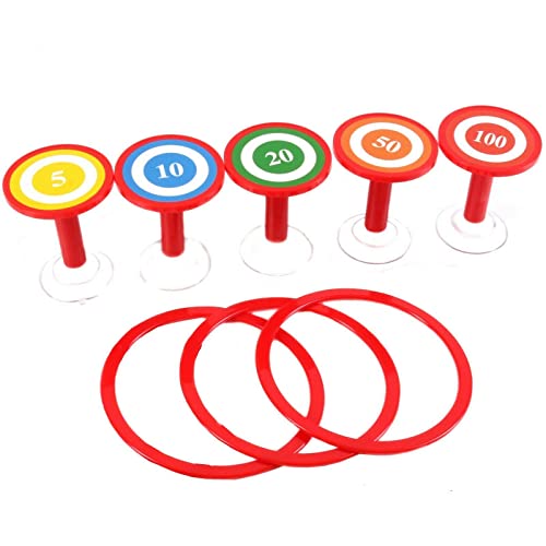 D.A.Y. Republic Bath time or Table Top Hoopla Game, Fun Bathroom Bath Hook a Hoop Game, Great Unique Gift, Retro Mini Game (Bath Time Hoopla)