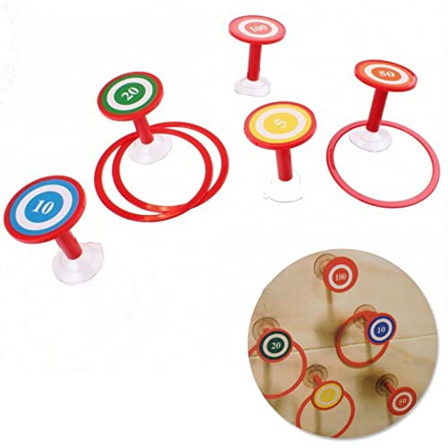 D.A.Y. Republic Bath time or Table Top Hoopla Game, Fun Bathroom Bath Hook a Hoop Game, Great Unique Gift, Retro Mini Game (Bath Time Hoopla)