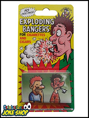 Cigarette Exploding Bangers pk10 - Funny Childrens Tricks Gags and Pranks