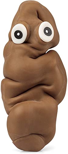 Stretchy Brown Poo Sensory Toy Like The Stretchy Banana But Poop Turd, Funny Novelty Prank, Magical and Squishy Stress Relief Fidget Fiddle Toy, Great for Children with Autism Special Needs ASD ADHD
