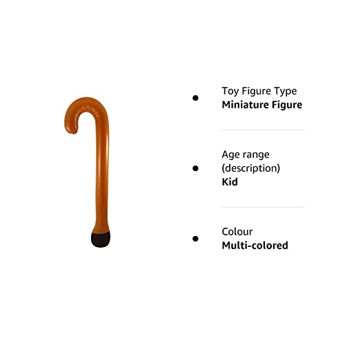Inflatable Walking Stick Party Accessories / Oldies Birthday Joke Gift Novelty