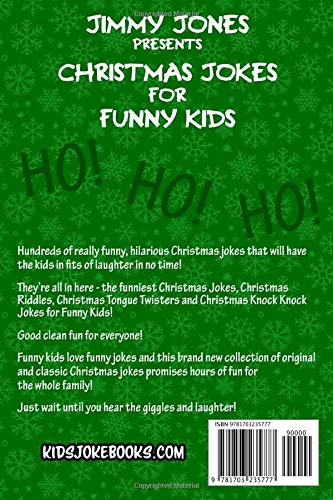 Christmas Jokes For Funny Kids: Hilarious Christmas Joke Book For Kids Ages 6-12! Stocking Stuffer For Kids! (Christmas Gifts For Kids)