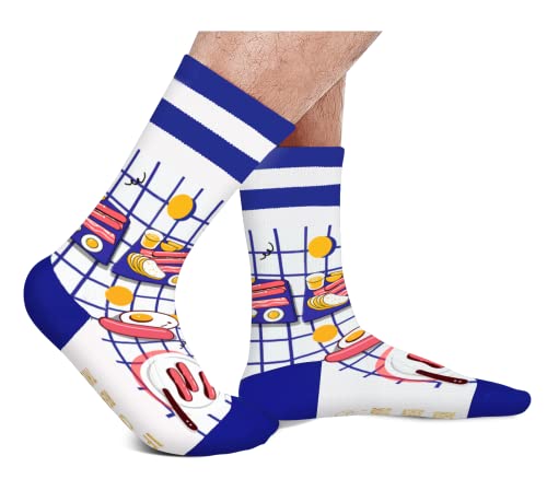 Funny Socks for Men Women Dad MomTeenage Boys-If You Can Read This Bring Me Sausages Lovers Novelty Fun Crew Crazy Funky Cute Cotton Food Socks Fathers Day Valentines Gifts Christmas Stocking Fillers