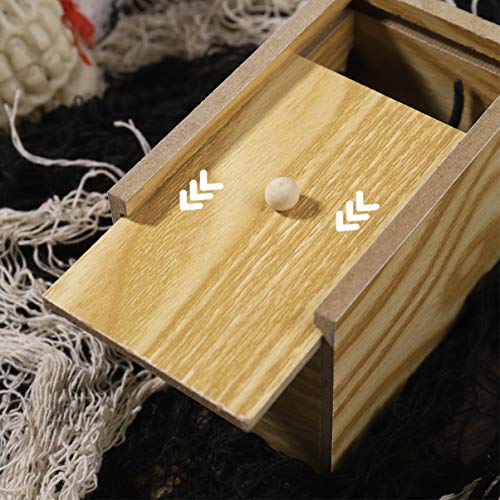 YeahiBaby Tricky Spider Prank Toys Fake Spiders Joking Box for Halloween Carnivals April Fools Day