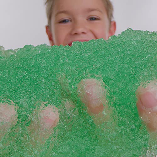 Gelli Play Green from Zimpli Kids, Magically turns water into thick, colourful goo, Messy & Multi-Sensory Play, Birthday Gift for Children, Tuff Tray Toys, Novelty & Gag Toy, Certified Biodegradable