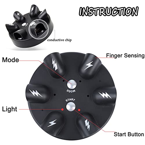 TINCAI Shock Roulette Game - Micro Electric Shock Lie Detector, Novelty Finger Shocking Toys for Party Games,True or Dare Game for Family Bar Polygraph Prank Gifts【2023 New Version】