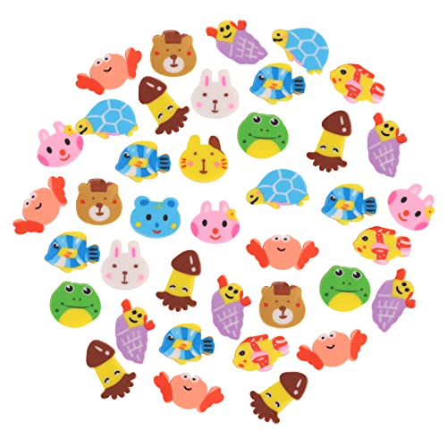 Cobee Mini Erasers for Kids, 100 Pieces Cute Animal Pencil Eraser Mini Pencil Erasers Novelty Erasers for Party Favors School Homework Rewards Gift (Animal Shape)