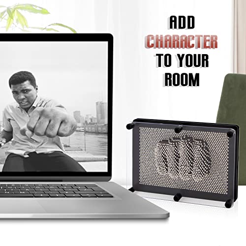 Global Gizmos 50350 Metal Pin Art Impression Toy / Ideal for Home and Office / Novelty Fun Gift / 3D Fun Desktop Sculpture Gadget / Classic Retro Game / 18cm x 13cm