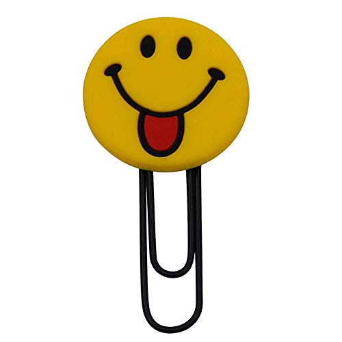 Cute Smiley Bookmarks, Funny Paperclip Bookmark, Novelty Emoticon Book Marker for Kids, Girls, Boys, School Student (Random 20PCS)