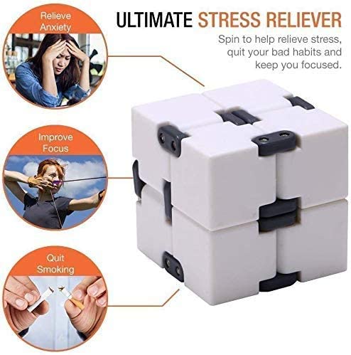 Infinity Cube,Party Favors Easter Basket Stuffers, Goodie Bag Fillers Desk Mini Fidget Toys Bulk for Kids Birthday Gift, Fidget Pack Relief Small Gadget Anti Anxiety Stress Relief for Teens Adult