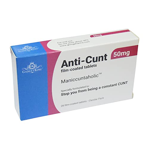 Funny Joke Pill Box Prank - Novelty 30th 40th 50th 60th Birthday Gifts Christmas Stocking Filler Secret Santa Valentines Day April Fools - Rude Silly Presents for Him Husband Dad Boyfriend Uncle