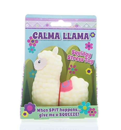 Boxer Gifts Calma Llama Stress Toy - Squishy Fidget Toys & Stress Balls For Adults - Helps With Anxiety Relief - Office Desk Toy Fun Stocking Filler Gifts For Women - Colleagues Secret Santa Gift