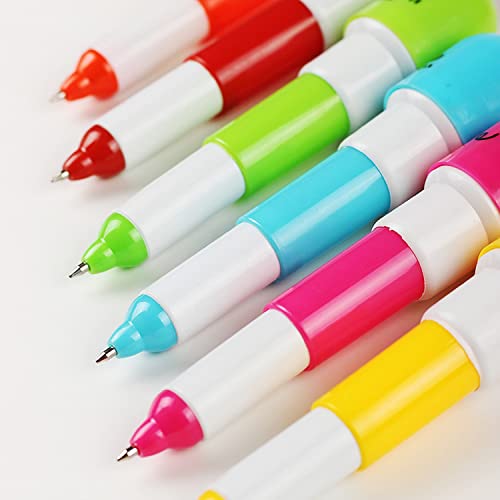 JZK 60 x Novelty mini retractable ballpoint pens with cute emoticon for kids cute biro pen stationery gift for girls children birthday party bag filler party favour