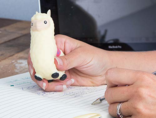 Boxer Gifts Calma Llama Stress Toy - Squishy Fidget Toys & Stress Balls For Adults - Helps With Anxiety Relief - Office Desk Toy Fun Stocking Filler Gifts For Women - Colleagues Secret Santa Gift