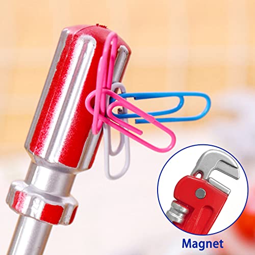 Jancosta Novelty Tool Pens Set Writing Ink Ballpoint Pen for School Office Student Supplies Gift Kid Toy (6 Pcs)