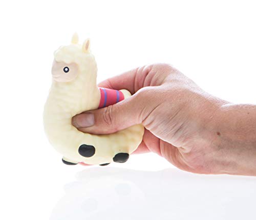 Boxer Gifts Calma Llama Stress Toy - Squishy Fidget Toys & Stress Balls For Adults - Helps With Anxiety Relief - Office Desk Toy Fun Stocking Filler Gifts For Women - Colleagues Secret Santa Gift