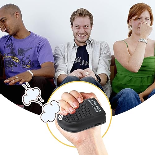 Agatige Fart Machine with Remote, Electronic Remote Controlled Fart Machine Joke Prank Game Fart Box for Family and Friend - Black