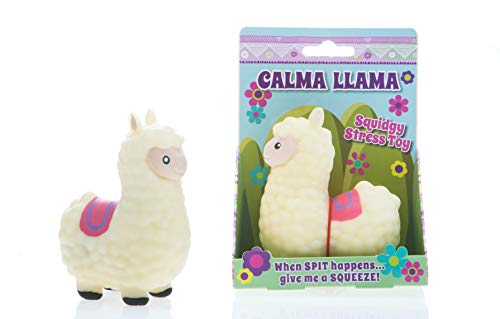 Boxer Gifts Calma Llama Stress Toy - Squishy Fidget Toys & Stress Balls For Adults - Helps With Anxiety Relief - Office Desk Toy Fun Stocking Filler Gifts For Women - Colleagues Secret Santa Gift