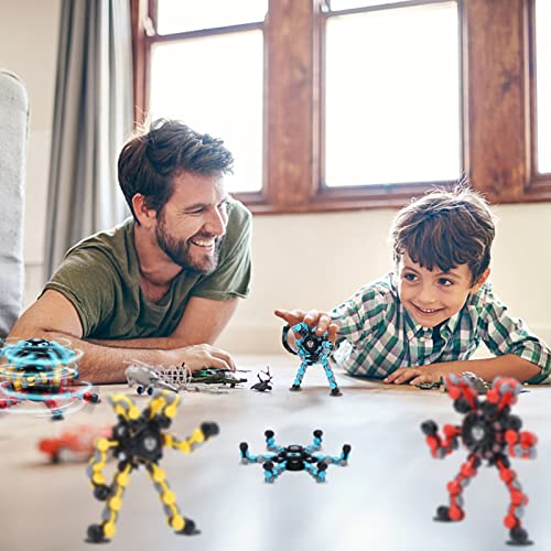 NEW Transformable Sensory Fidget Spinner Toy, Funny DIY Spin Top Hand Finger Spinner Creative Fingertip Mechanical Gyro for Kids Adults, All Ages