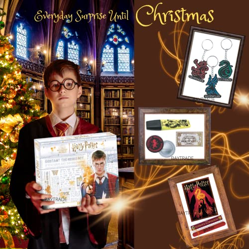 Harry Potter Advent Calendar 2022 - Harry Potter Christmas Calendars for Kids Boys Girls Teens Merchandise Hogwarts Express Stationery gifts for women - Stationary advent calendar 2022