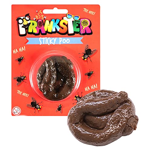 Fake Poop Prank, 1 Pack, Sticky and Stretchy Realistic looking Turd, Perfect for Practical Jokes that are sure to Shock the Whole Family! Novelty Gag Toy Soft Rubber Poo (1 Pack)