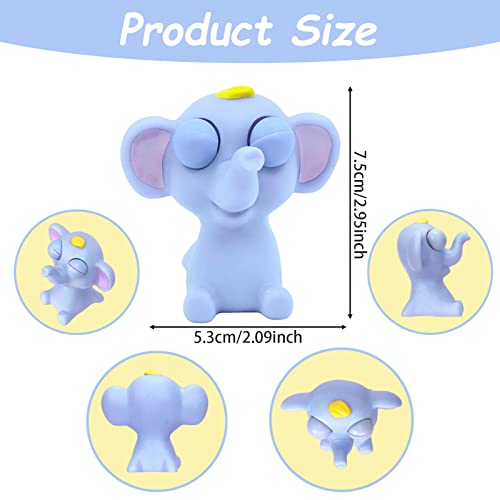 Popping Out it Eyes Squishy Squeeze Toy,Funny Elephant Pinch Toy Stress Relief Toys,Squeeze Animals Toy Novelty Fidget Hand Toys for Christmas Stocking Fillers Kids Adults Autistic Birthday Gift