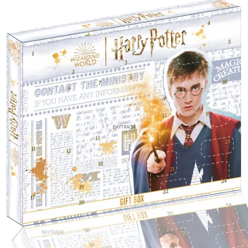 Harry Potter Advent Calendar 2022 - Harry Potter Christmas Calendars for Kids Boys Girls Teens Merchandise Hogwarts Express Stationery gifts for women - Stationary advent calendar 2022