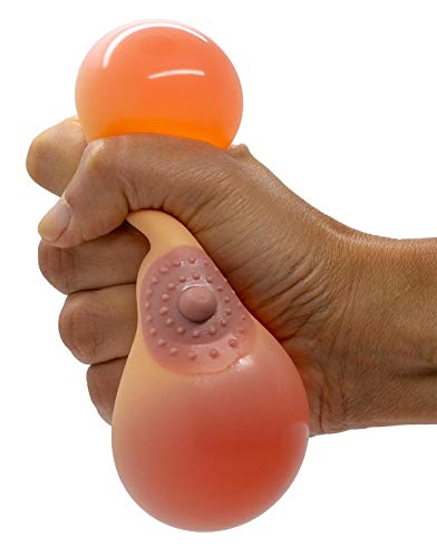 Need for Gift - Naughty Rude Cheeky Joke - Novelty Sexy Anti Stress Ball Boob Breast Bikini - Squeeze Boob - Secret Santa, Christmas Present Idea for Women Ladies Her - 1 Supplied