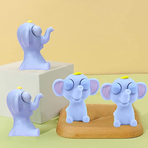 Popping Out it Eyes Squishy Squeeze Toy,Funny Elephant Pinch Toy Stress Relief Toys,Squeeze Animals Toy Novelty Fidget Hand Toys for Christmas Stocking Fillers Kids Adults Autistic Birthday Gift