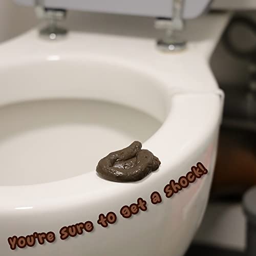 Fake Poop Prank, 1 Pack, Sticky and Stretchy Realistic looking Turd, Perfect for Practical Jokes that are sure to Shock the Whole Family! Novelty Gag Toy Soft Rubber Poo (1 Pack)