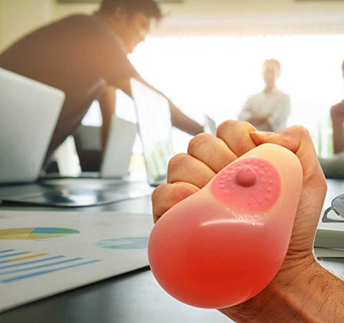 Need for Gift - Naughty Rude Cheeky Joke - Novelty Sexy Anti Stress Ball Boob Breast Bikini - Squeeze Boob - Secret Santa, Christmas Present Idea for Women Ladies Her - 1 Supplied