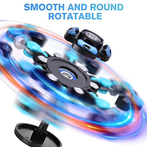 Ainiv Deformed Fidget Spinner Toy, Spin Top Toy Handheld Fidget Spinners Toys for Kids, Funny Creative DIY Finger-tip Spin Top Toys, Hand Spinner Sensory Toy for All Ages, 1PC Blue