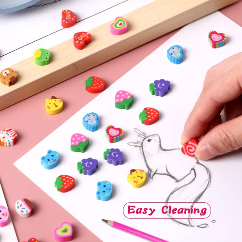 150 Pieces Mini Erasers for Kids Bulk, Novelty Animal Erasers,Pencil Erasers Assortment,Cute Small Erasers for Students Homework School Classroom Rewards Prizes,Party Favors (Multi-Style)