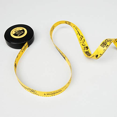 Suck UK | Fact Filled Tape Measure | 3m Double Sided Tape | Novelty Gifts For Boys & Girls | Measuring Tape For Home Improvement or Sewing | Encyclopedia For Children In An Educational Measuring Tape