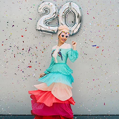 QRJ Birthday Glasses Party Glasses for Adults,Happy Birthday Novelty Glasses Kids' Party Eyewear Hawaiian Hula Fancy Dress Up Costume Accessory for Photo Prop Birthday Party Supplies