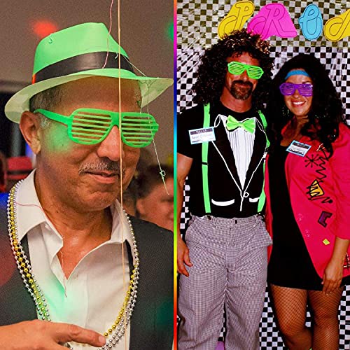 Plastic Shutter Glasses Shades Party 6 PCS - Children Party Bag Fillers Kids Shutter Shades Glasses Sunglasses Novelty Fancy Dress Costume for Halloween Party Cosplay Photo Props