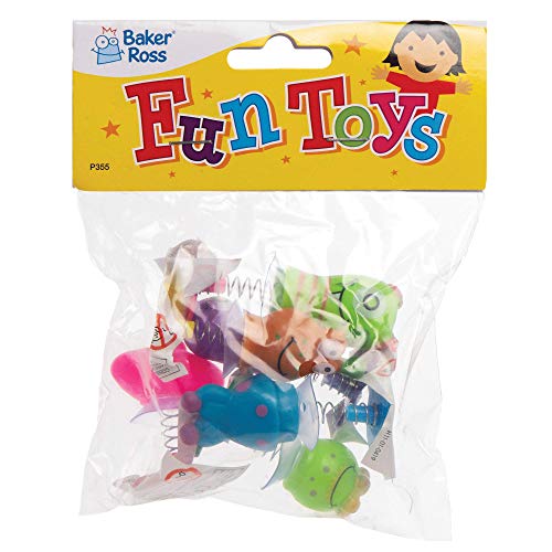 Baker Ross P355 Monster Jump, Assorted Novelty Party Favor Toys, Handheld Games or Kids Classroom Prizes (Pack of 6), 1-Pack