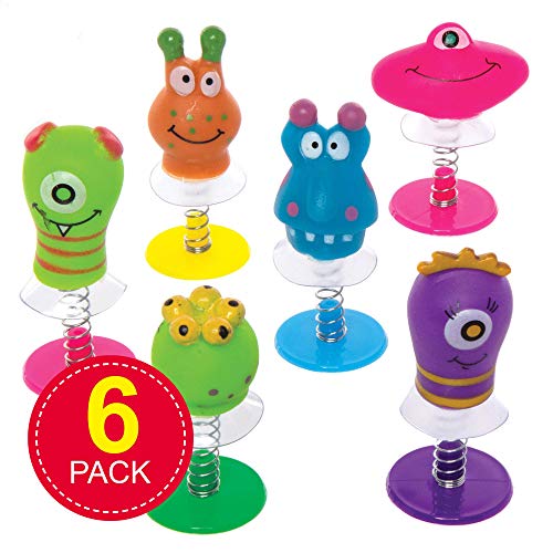 Baker Ross P355 Monster Jump, Assorted Novelty Party Favor Toys, Handheld Games or Kids Classroom Prizes (Pack of 6), 1-Pack