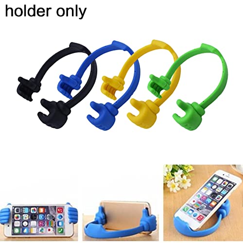 Phone Holder, Thumbs Up Phone Stand,Portable Mobile Phone Holder,Novelty Fun Phone Stand,Lazy Phone Holder for Kids Cell Phone Smart Phone(blue)